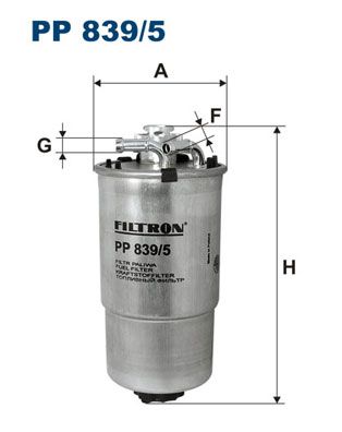Obrázok Palivový filter FILTRON  PP8395