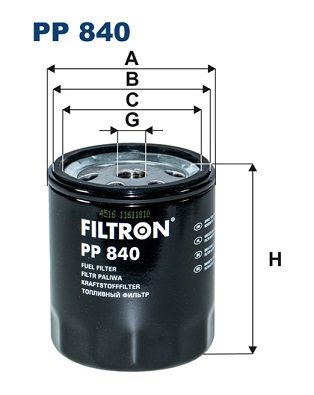 Obrázok Palivový filter FILTRON  PP840
