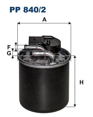 Obrázok Palivový filter FILTRON  PP8402