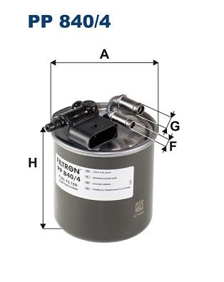 Obrázok Palivový filter FILTRON  PP8404