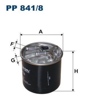 Obrázok Palivový filter FILTRON  PP8418
