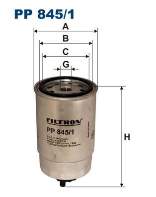 Obrázok Palivový filter FILTRON  PP8451