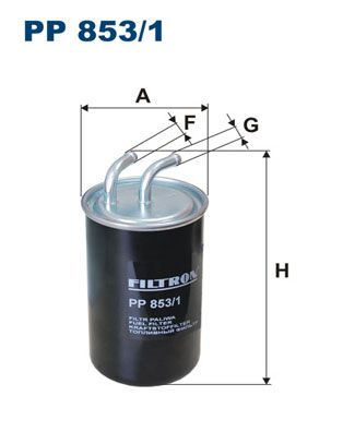 Obrázok Palivový filter FILTRON  PP8531