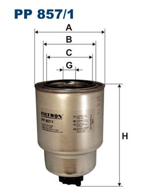 Obrázok Palivový filter FILTRON  PP8571