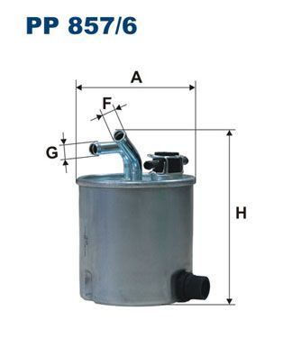 Obrázok Palivový filter FILTRON  PP8576