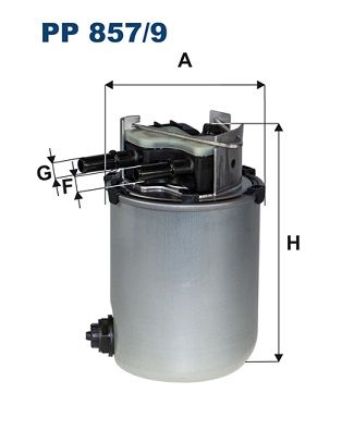Obrázok Palivový filter FILTRON  PP8579