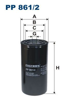 Obrázok Palivový filter FILTRON  PP8612