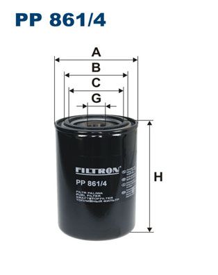 Obrázok Palivový filter FILTRON  PP8614