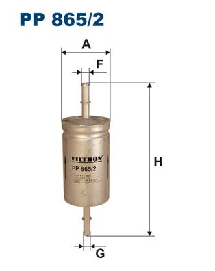 Obrázok Palivový filter FILTRON  PP8652