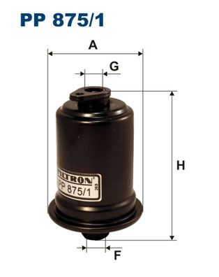 Obrázok Palivový filter FILTRON  PP8751