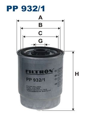 Obrázok Palivový filter FILTRON  PP9321