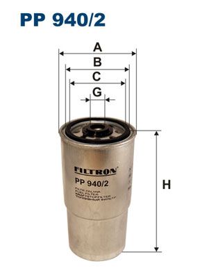 Obrázok Palivový filter FILTRON  PP9402