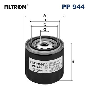 Obrázok Palivový filter FILTRON  PP944