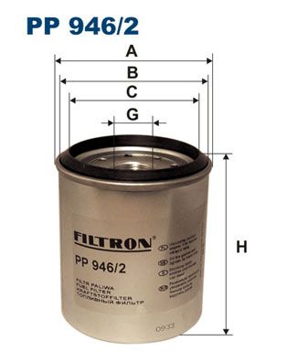 Obrázok Palivový filter FILTRON  PP9462
