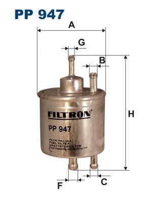 Obrázok Palivový filter FILTRON  PP947