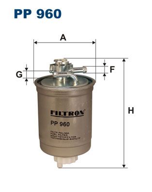 Obrázok Palivový filter FILTRON  PP960