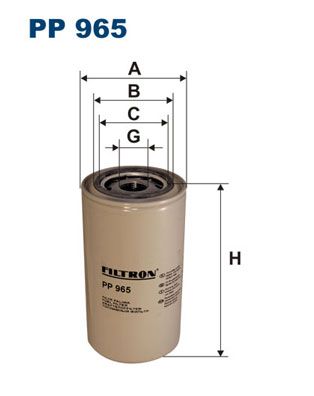 Obrázok Palivový filter FILTRON  PP965