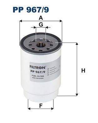 Obrázok Palivový filter FILTRON  PP9679