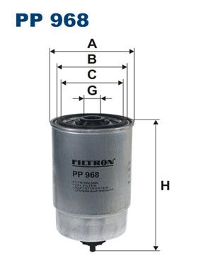 Obrázok Palivový filter FILTRON  PP968