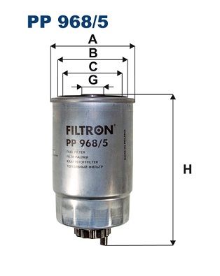 Obrázok Palivový filter FILTRON  PP9685