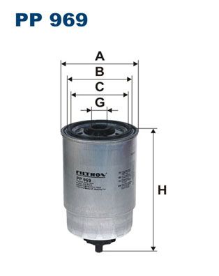 Obrázok Palivový filter FILTRON  PP969