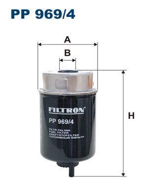 Obrázok Palivový filter FILTRON  PP9694