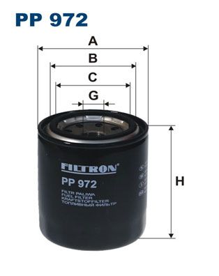 Obrázok Palivový filter FILTRON  PP972