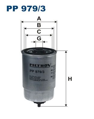 Obrázok Palivový filter FILTRON  PP9793