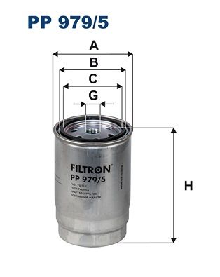Obrázok Palivový filter FILTRON  PP9795