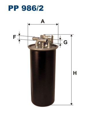 Obrázok Palivový filter FILTRON  PP9862