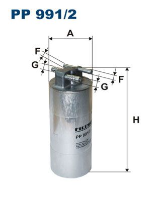 Obrázok Palivový filter FILTRON  PP9912