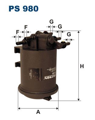 Obrázok Palivový filter FILTRON  PS980