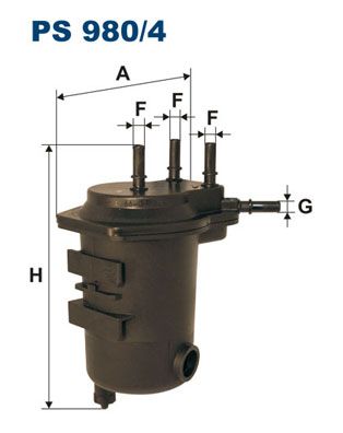 Obrázok Palivový filter FILTRON  PS9804