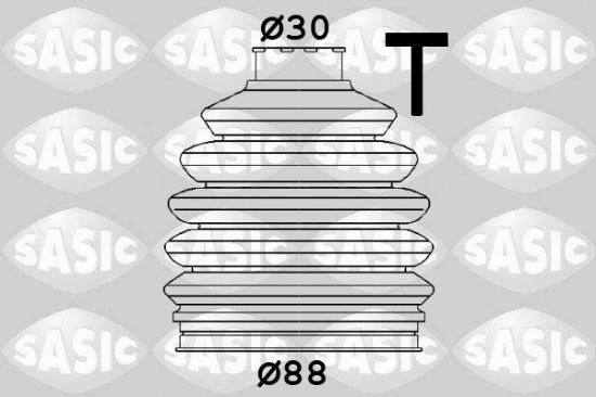Obrázok Manżeta hnacieho hriadeľa - opravná sada SASIC  1906149