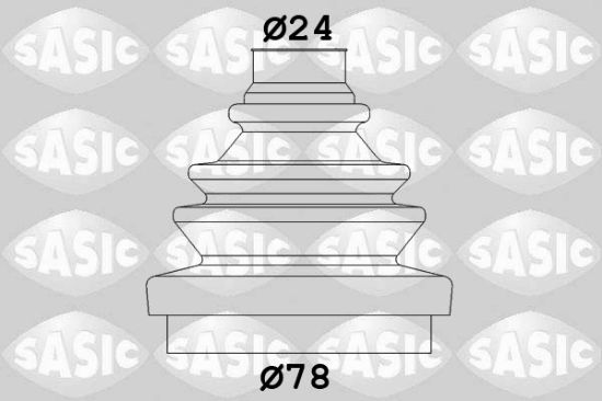 Obrázok Manżeta hnacieho hriadeľa - opravná sada SASIC  2933013