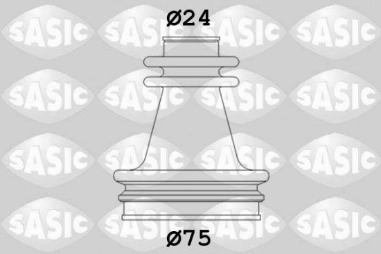 Obrázok Manżeta hnacieho hriadeľa - opravná sada SASIC  4003416