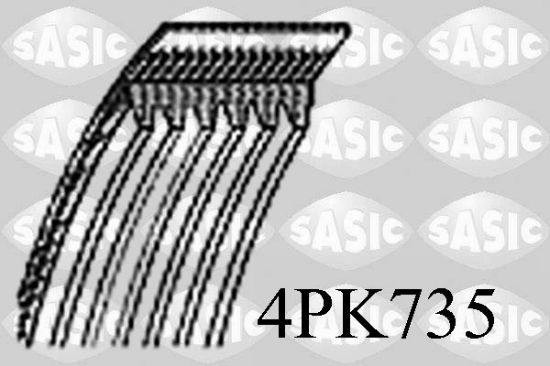Obrázok Ozubený klinový remeň SASIC  4PK735