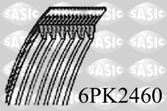 Obrázok Ozubený klinový remeň SASIC  6PK2460