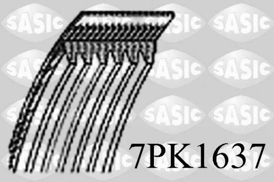 Obrázok Ozubený klinový remeň SASIC  7PK1637