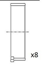 Obrázok Ojničné lożisko FAI AutoParts  BB2051STD