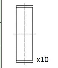 Obrázok Ojničné lożisko FAI AutoParts  BB2072STD
