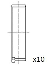 Obrázok Ojničné lożisko FAI AutoParts  BB2075STD