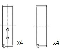 Obrázok Ojničné lożisko FAI AutoParts  BB2080STD
