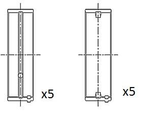 Obrázok Lożisko kľukového hriadeľa FAI AutoParts  BM1004STD
