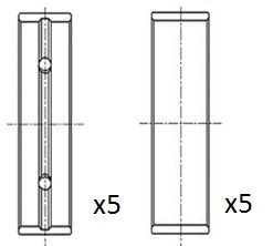 Obrázok Lożisko kľukového hriadeľa FAI AutoParts  BM1008STD