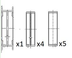 Obrázok Lożisko kľukového hriadeľa FAI AutoParts  BM1010STD