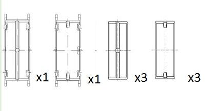 Obrázok Lożisko kľukového hriadeľa FAI AutoParts  BM1013STD
