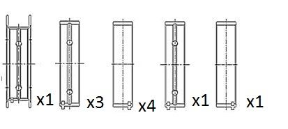 Obrázok Lożisko kľukového hriadeľa FAI AutoParts  BM1022STD