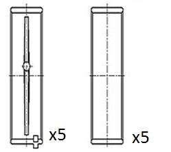 Obrázok Lożisko kľukového hriadeľa FAI AutoParts  BM1024STD