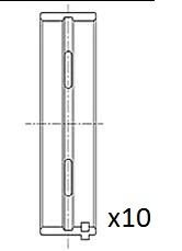 Obrázok Lożisko kľukového hriadeľa FAI AutoParts  BM1025STD